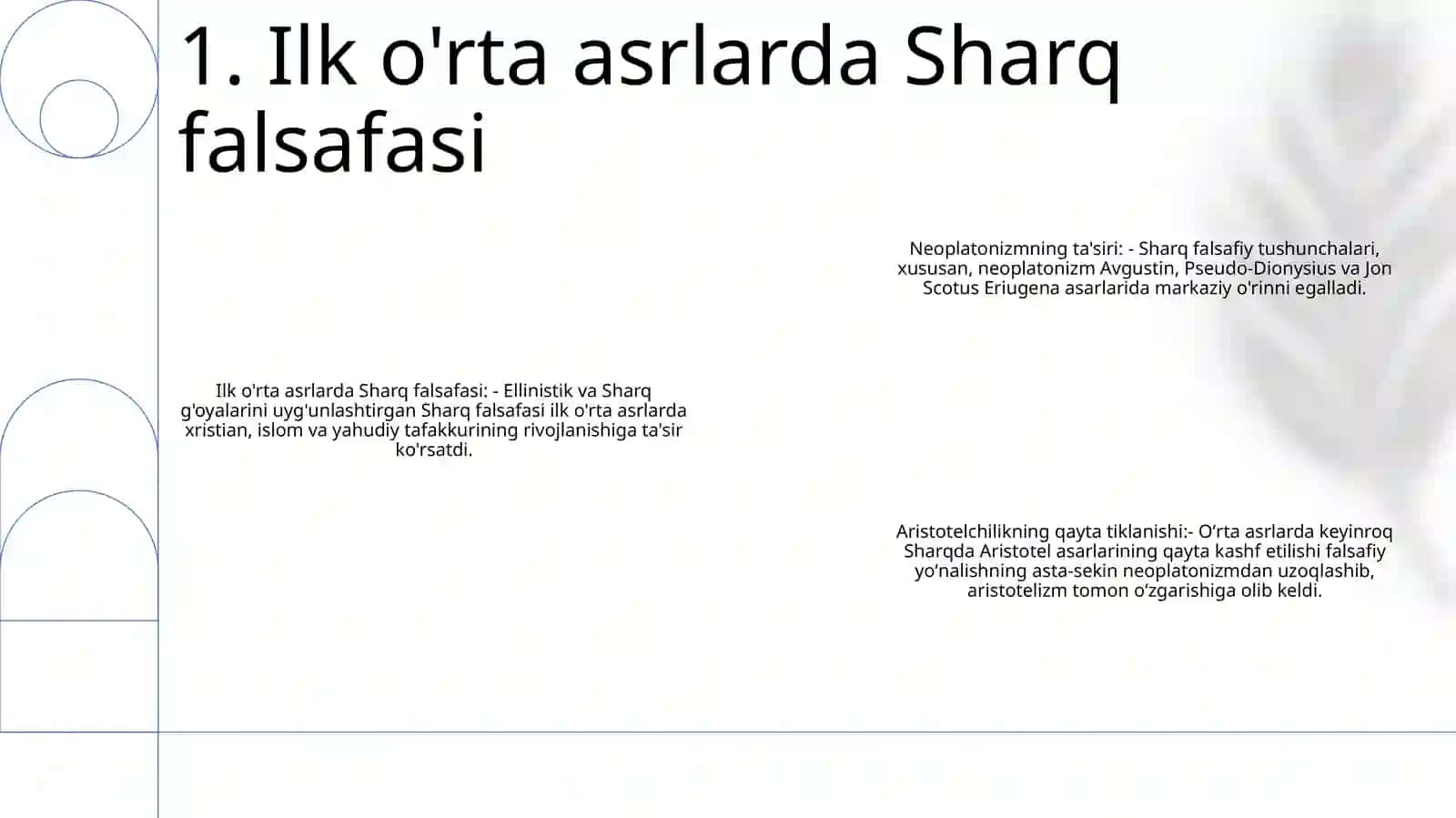 Ilk O'Rta Asr Sharq Falsafasi Va Uyg'Onish Davri 2