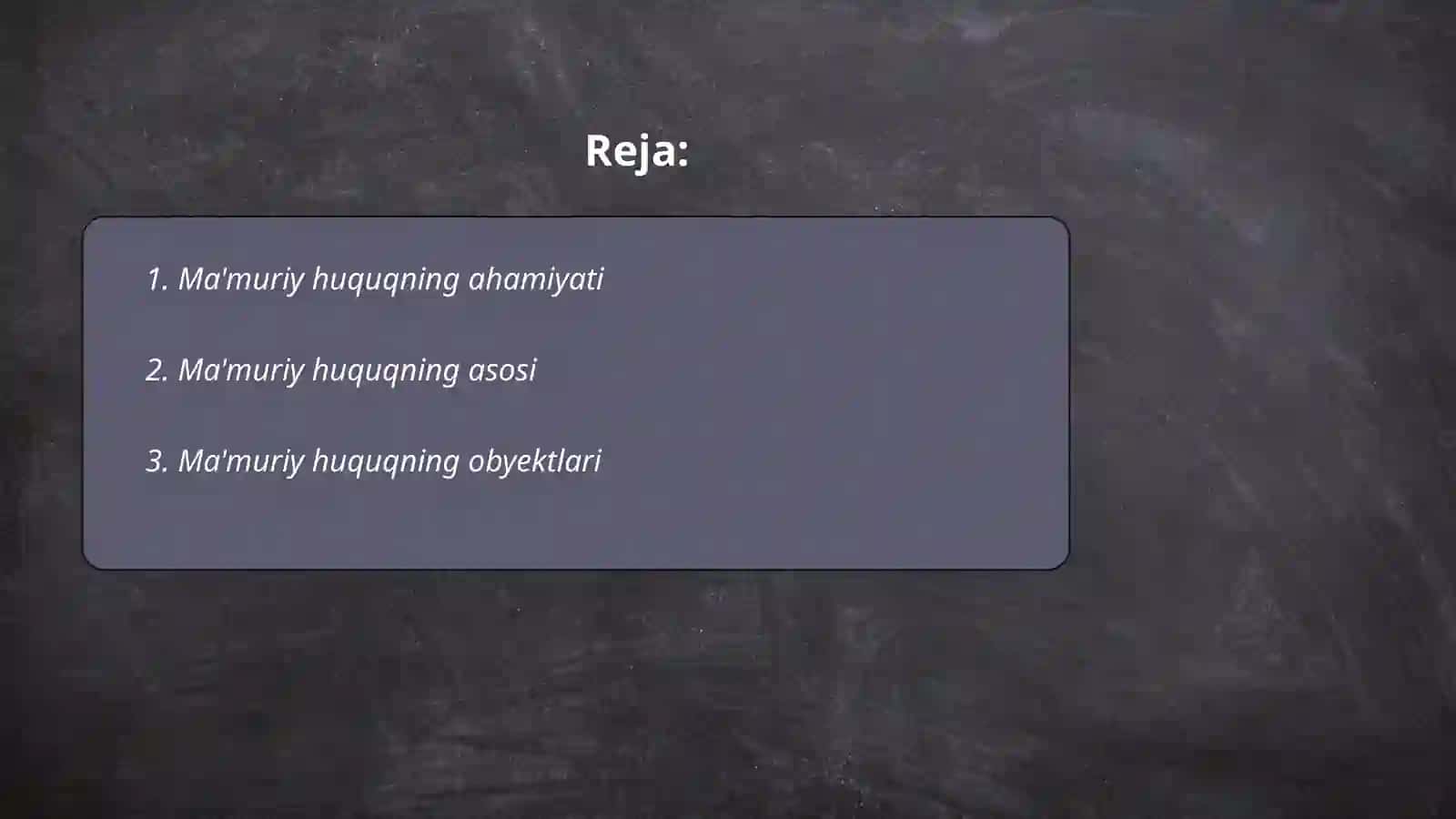 Ma'muriy huquq turlari va metodlari 2
