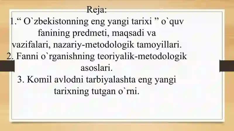 O`zbekistonning eng yangi tarixi 2