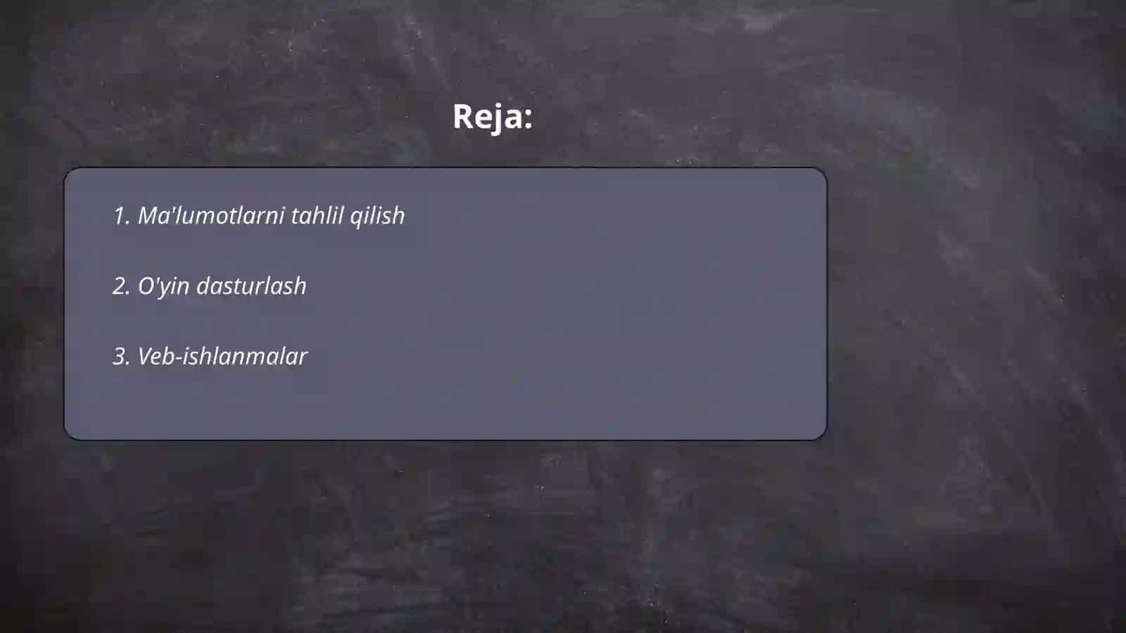 Pythonda meros olish 2