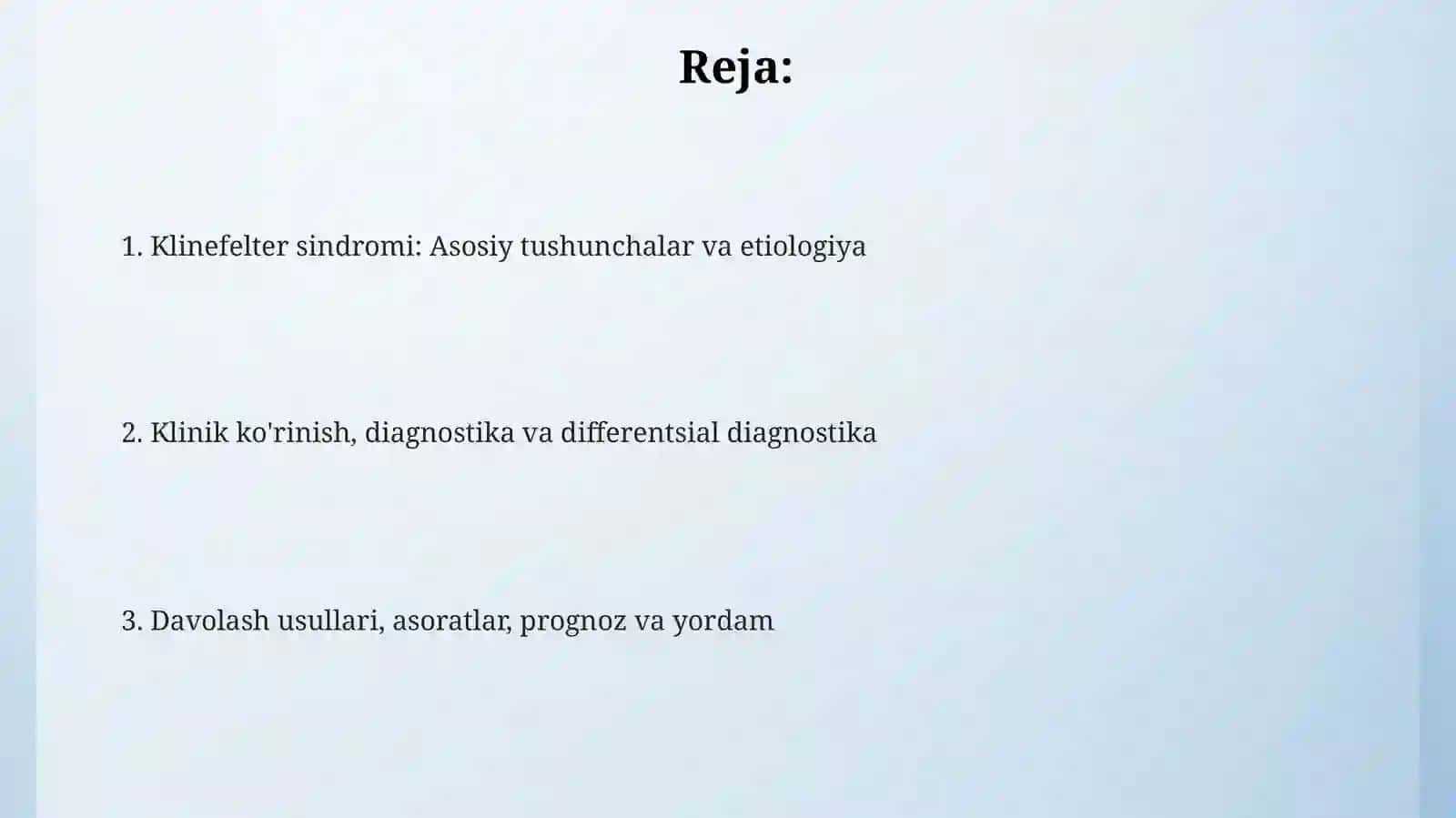 Klinefelter sindromi: Asosiy tushunchalar va etiologiya 2