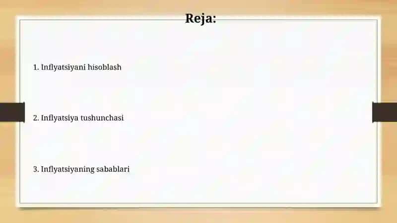 Inflyatsiya tushunchasi, uning kelib chiqish sabablari 2