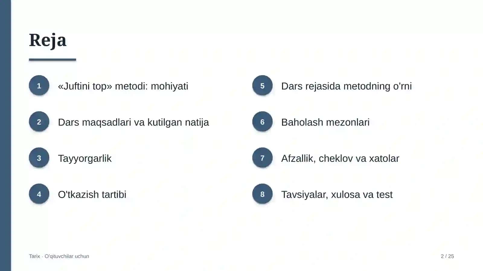 tarix darslarida juftini top metodidan foydalanish 5963 2