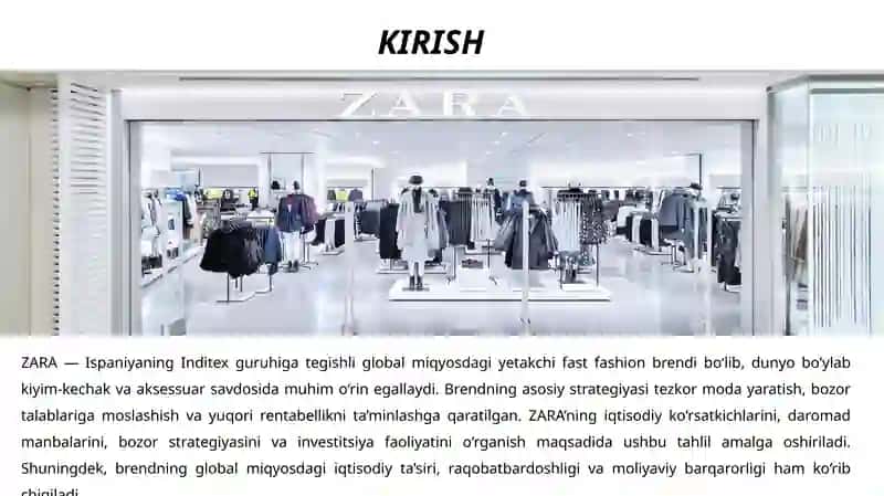 ZARA BRENDI 2