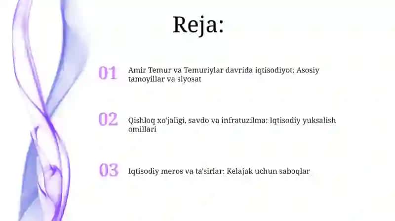 Amir Temur va Temuriylar davrida iqtisodiyg'oyalar va iqtisodiysiyo 2