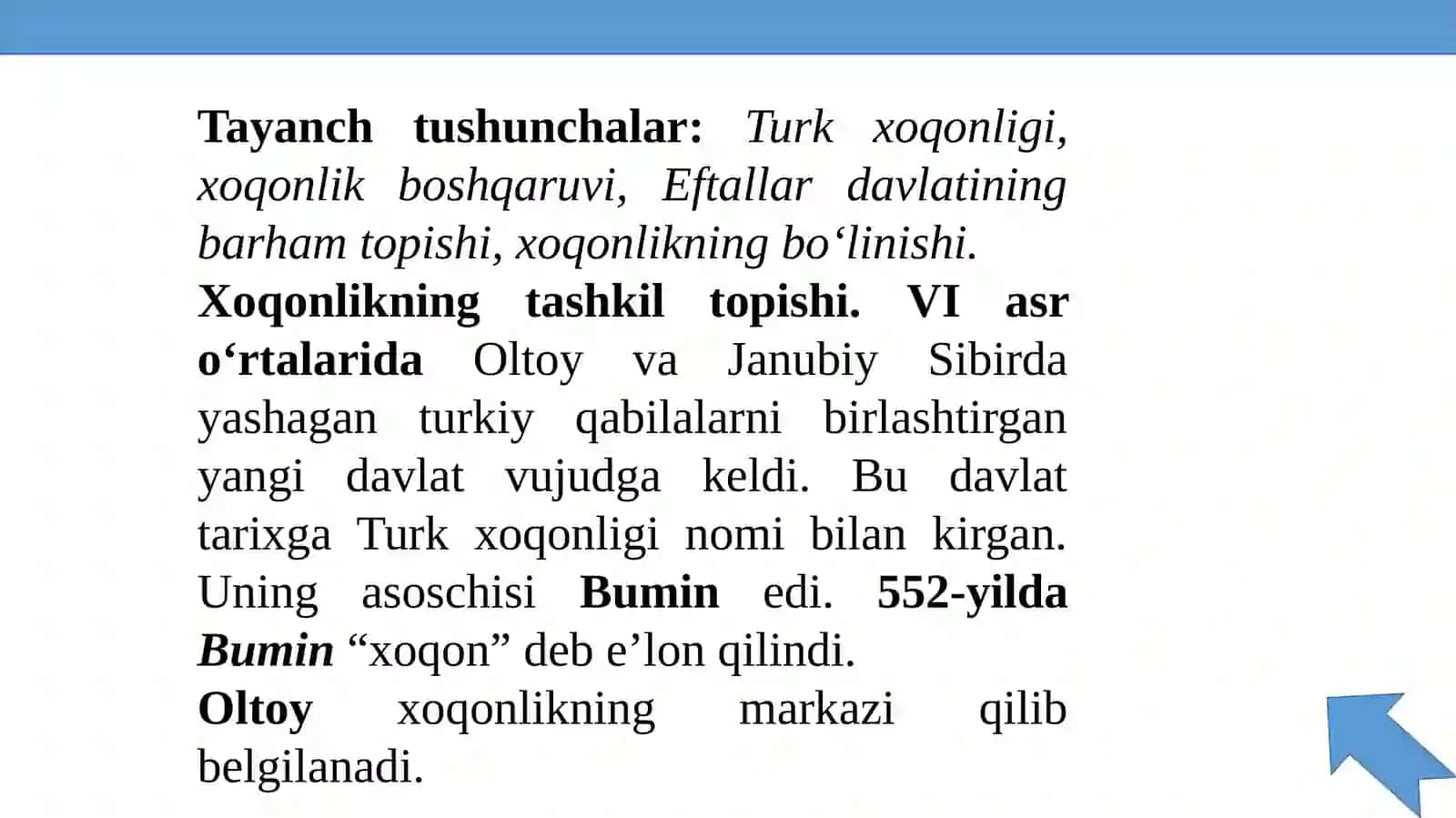 O’RTA OSIYO HALQLARI TURK HOQONLIK DAVRIDA 2