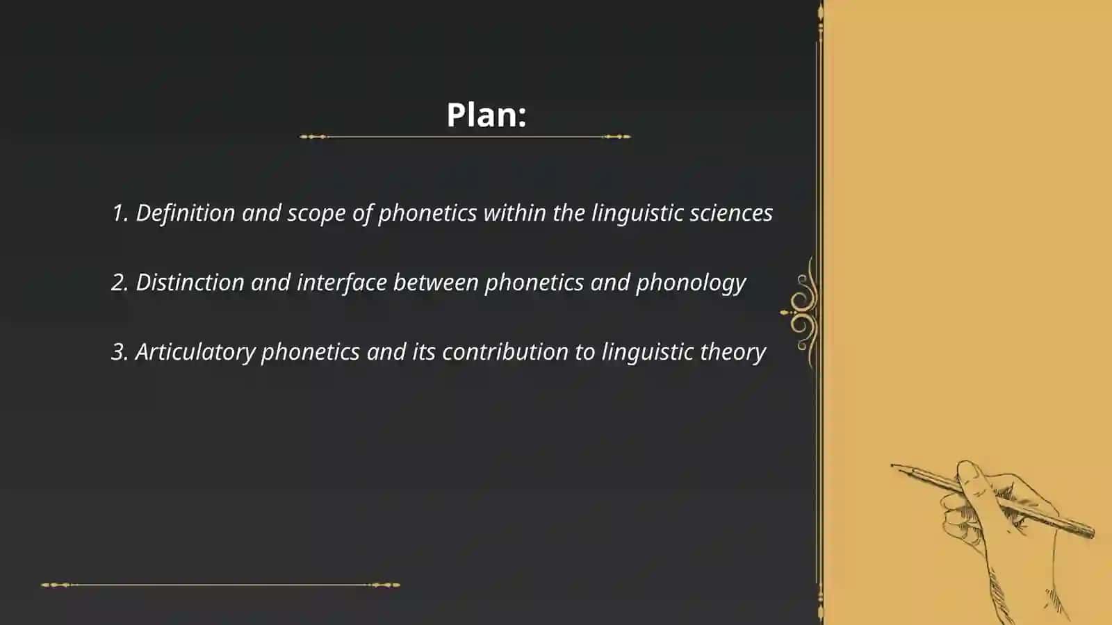 The place of phonetics in the system of linguistic sciences 2