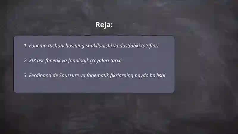 Fonema nazariyasi tarixidan 2