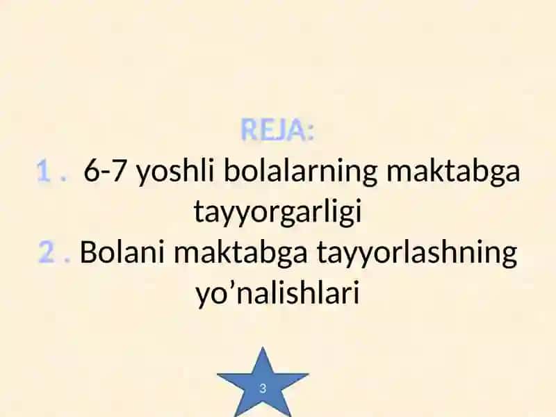 BOLALARNING MAKTAB TA’LIMIGA IJTIMOIY-PSIXOLOGIK TAYYORGARLIGI. 2