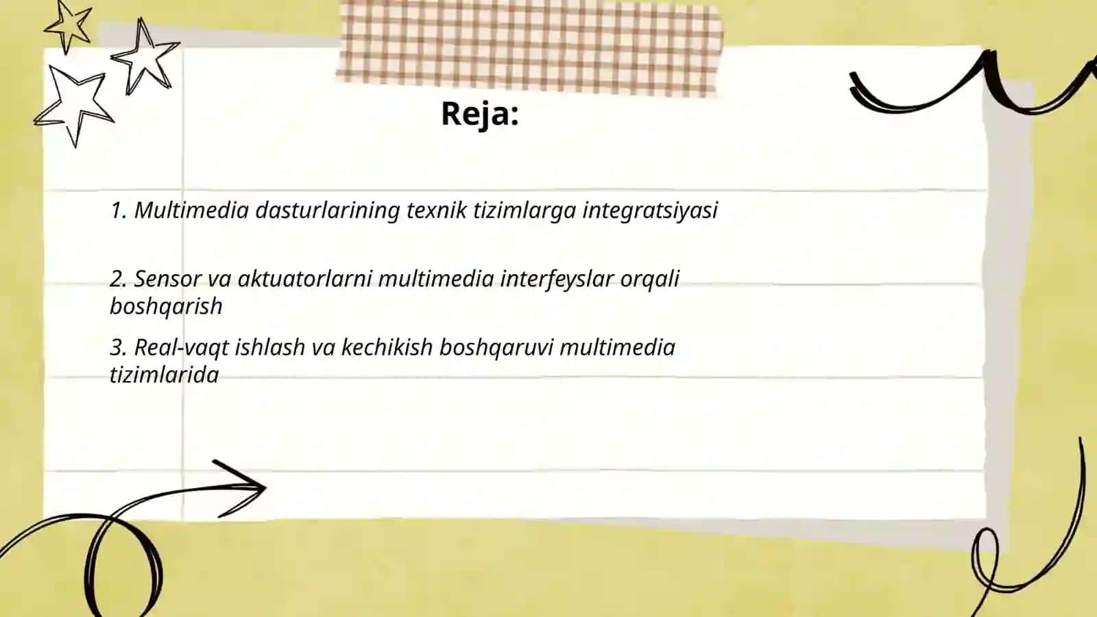 Multimedia dasturlarining texnik tizimlarga integratsiyasi 2
