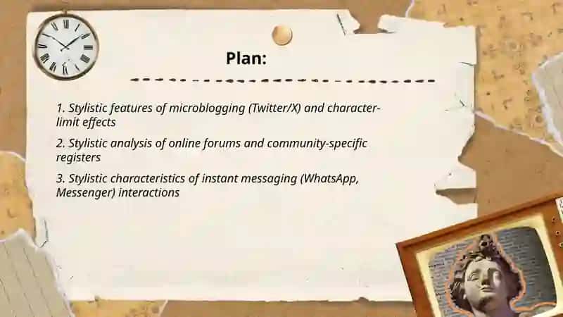 ANALYSIS OF ONLINE GENRES AND DISCOURSE COMMUNICATION 2
