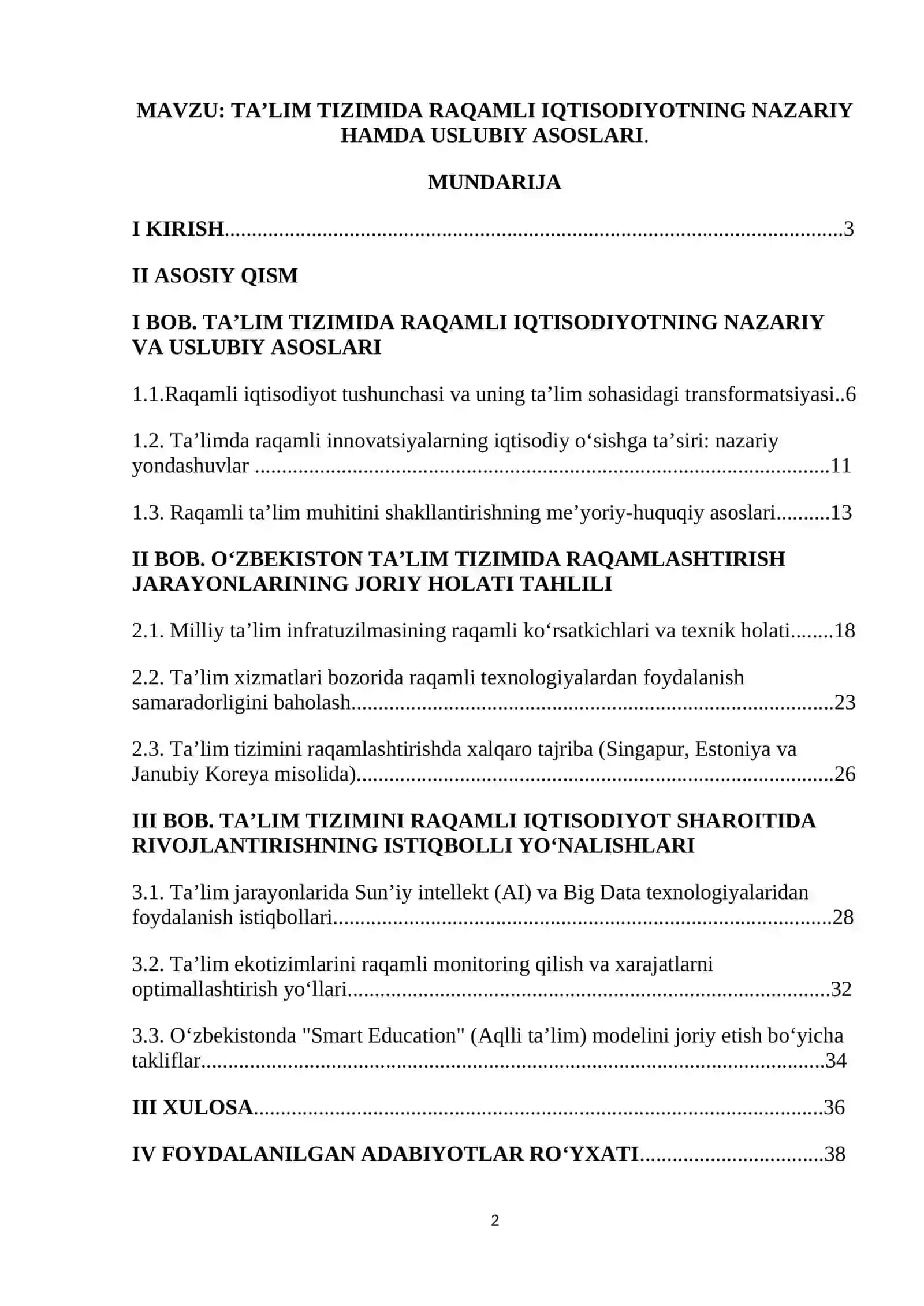 TA’LIM TIZIMIDA RAQAMLI IQTISODIYOTNING NAZARIY VA USLUBIY ASOSLARI 2