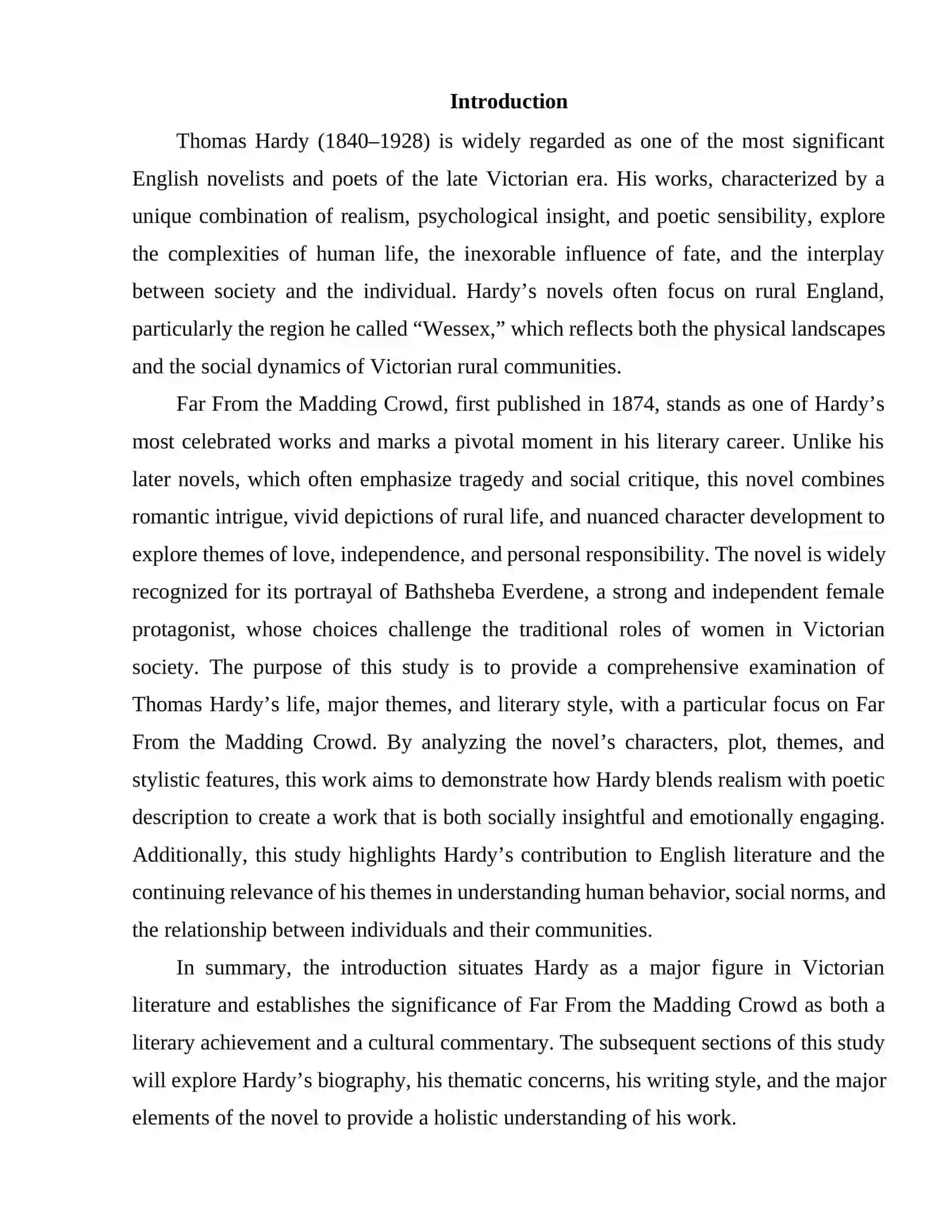THOMAS HARDY FAR FROM THE MADDING CROWD 2