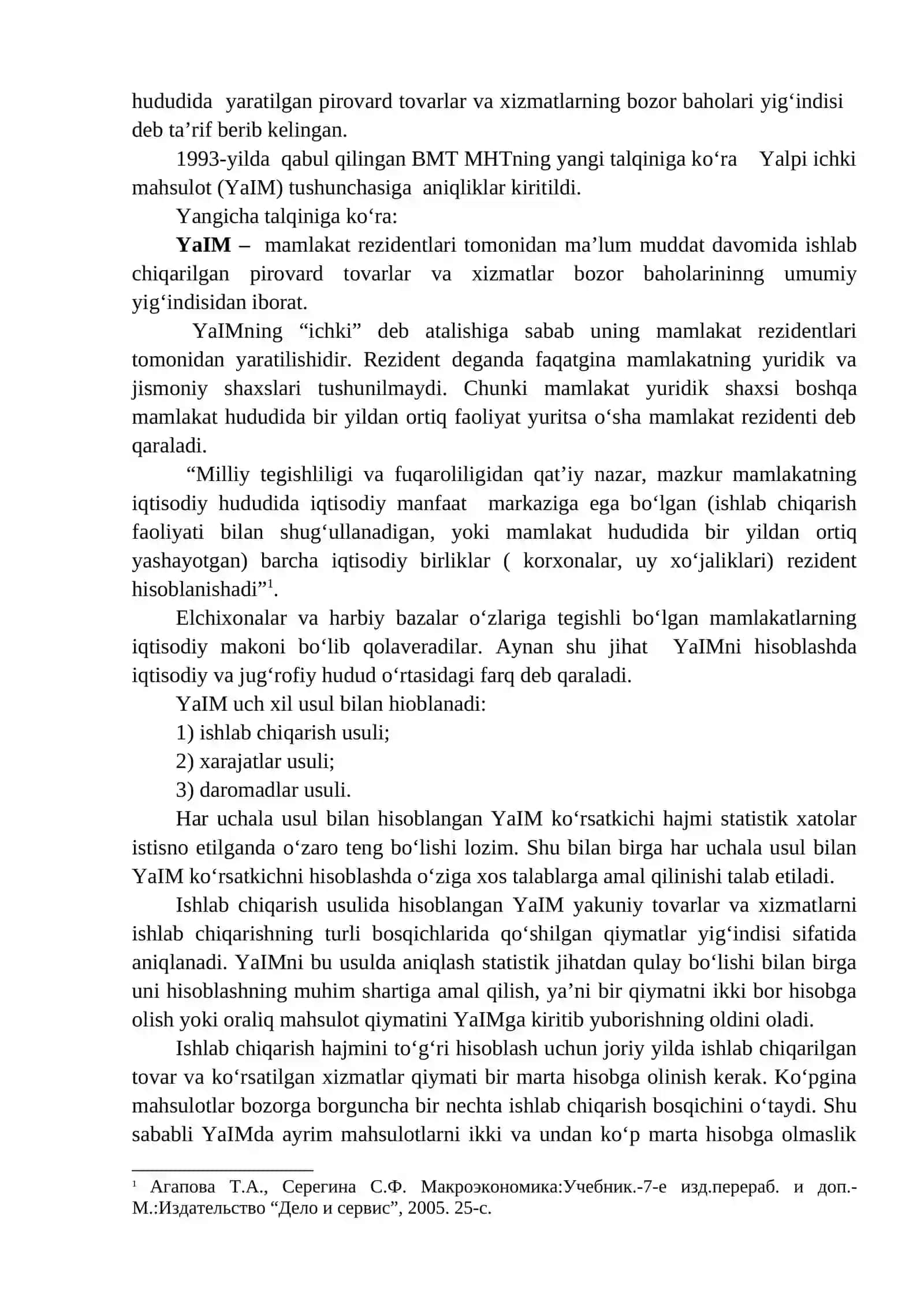 Milliy hisobchilik va makroiqtisodiy koʼrsatkichlar 2
