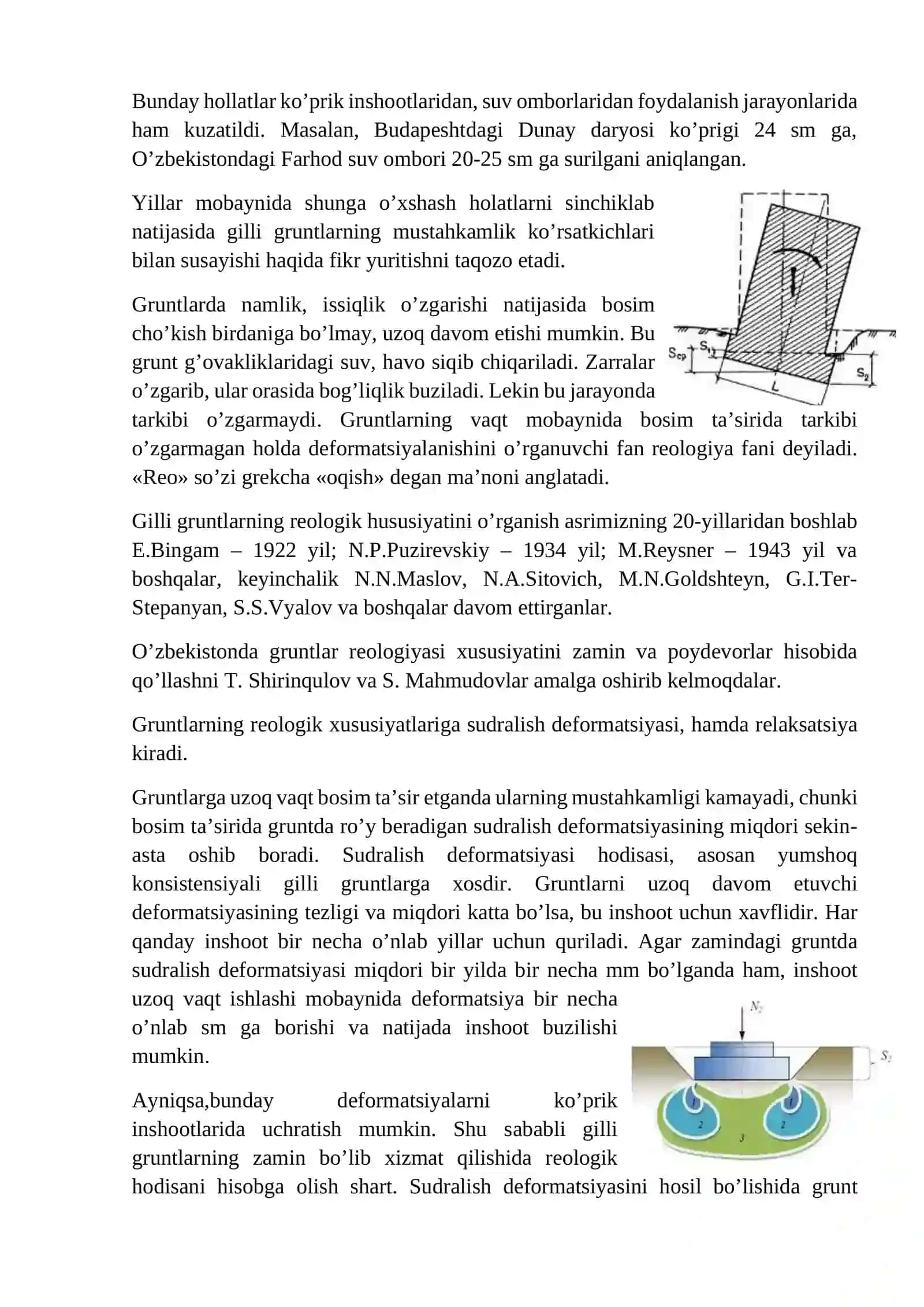 Gilli gruntlarda reologik hodisalar 2