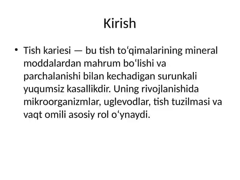 Tish Kariesi 2