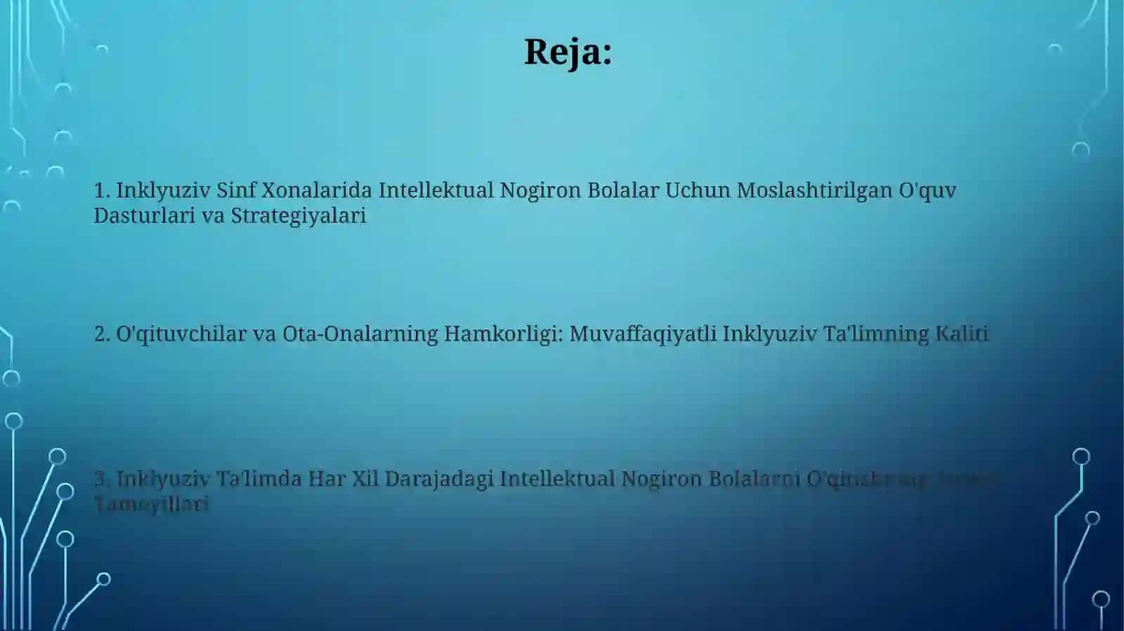 Inklyuziv Sinf Xonalarida Intellektual Nogiron Bolalar Uchun O'quv Dasturlari 2