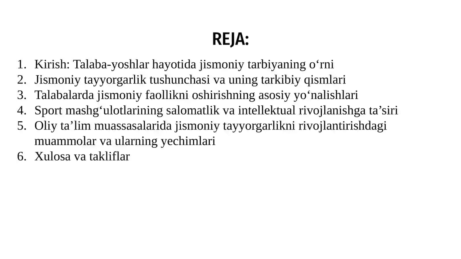 Talaba-yoshlarlarning Jismoniy tayyorgarligini rivojlantirish 2