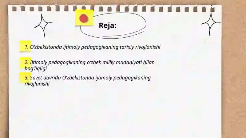 O'zbekistonda ijtimoiy pedagogikaning paydo bo'lishi madaniy tarixiy ijtimoiy huquqiy shart-sharoitlari 2