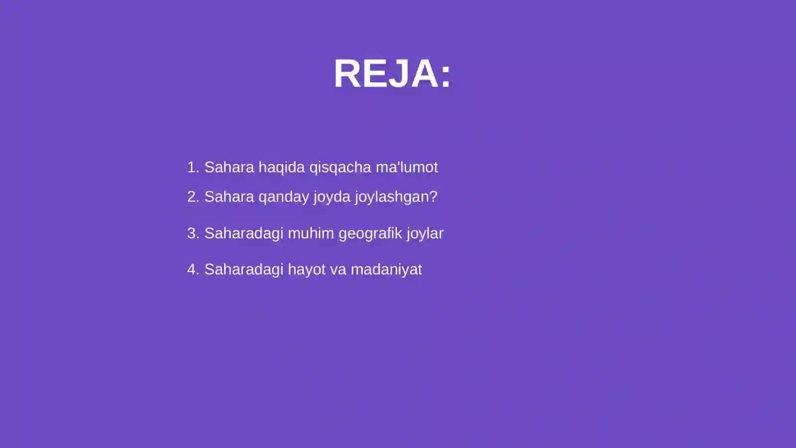 Men sevgan Sahara 2
