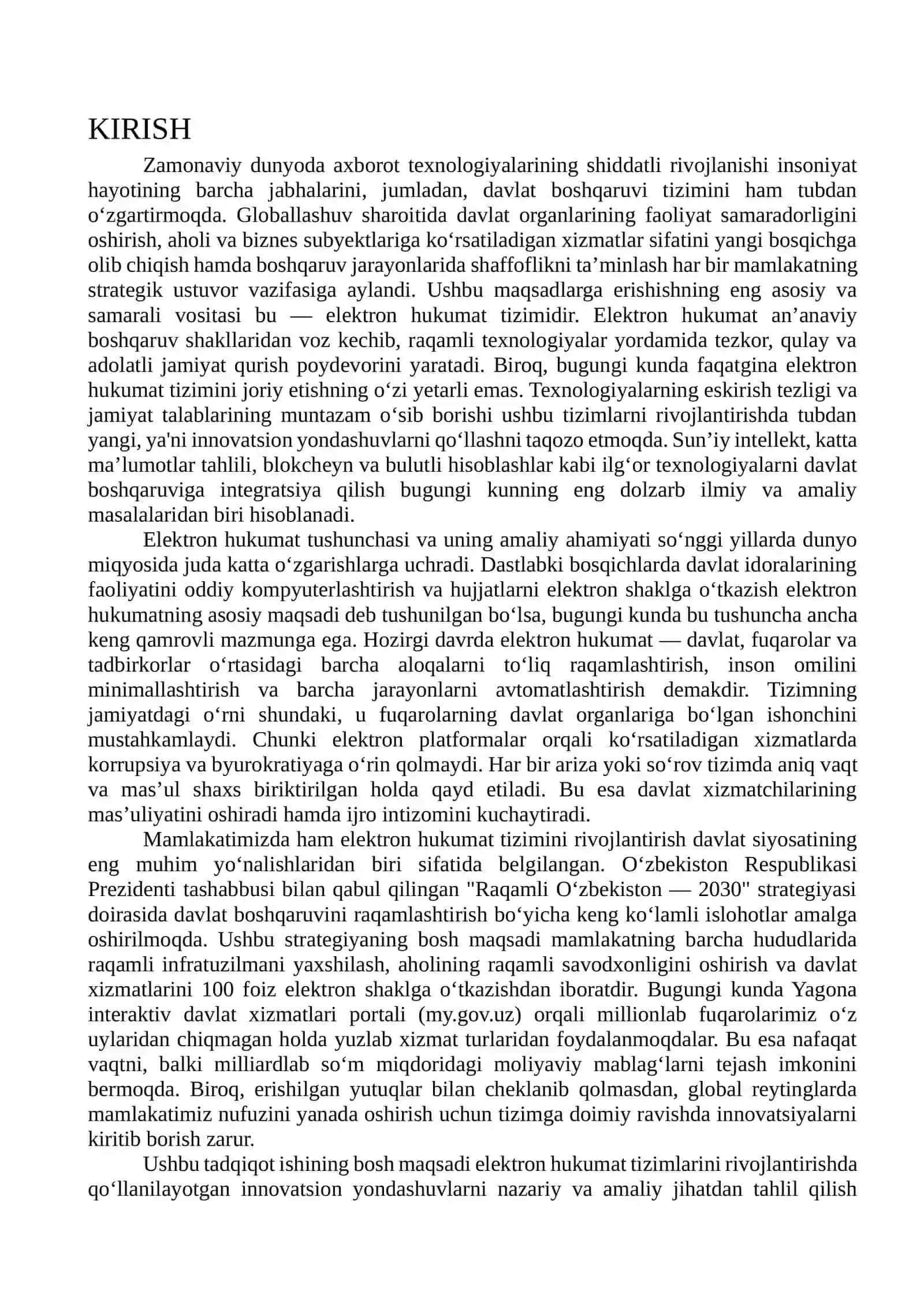 Elektron hukumat tizimlarini rivojlantirishda innovatsion yondashuvlar 2
