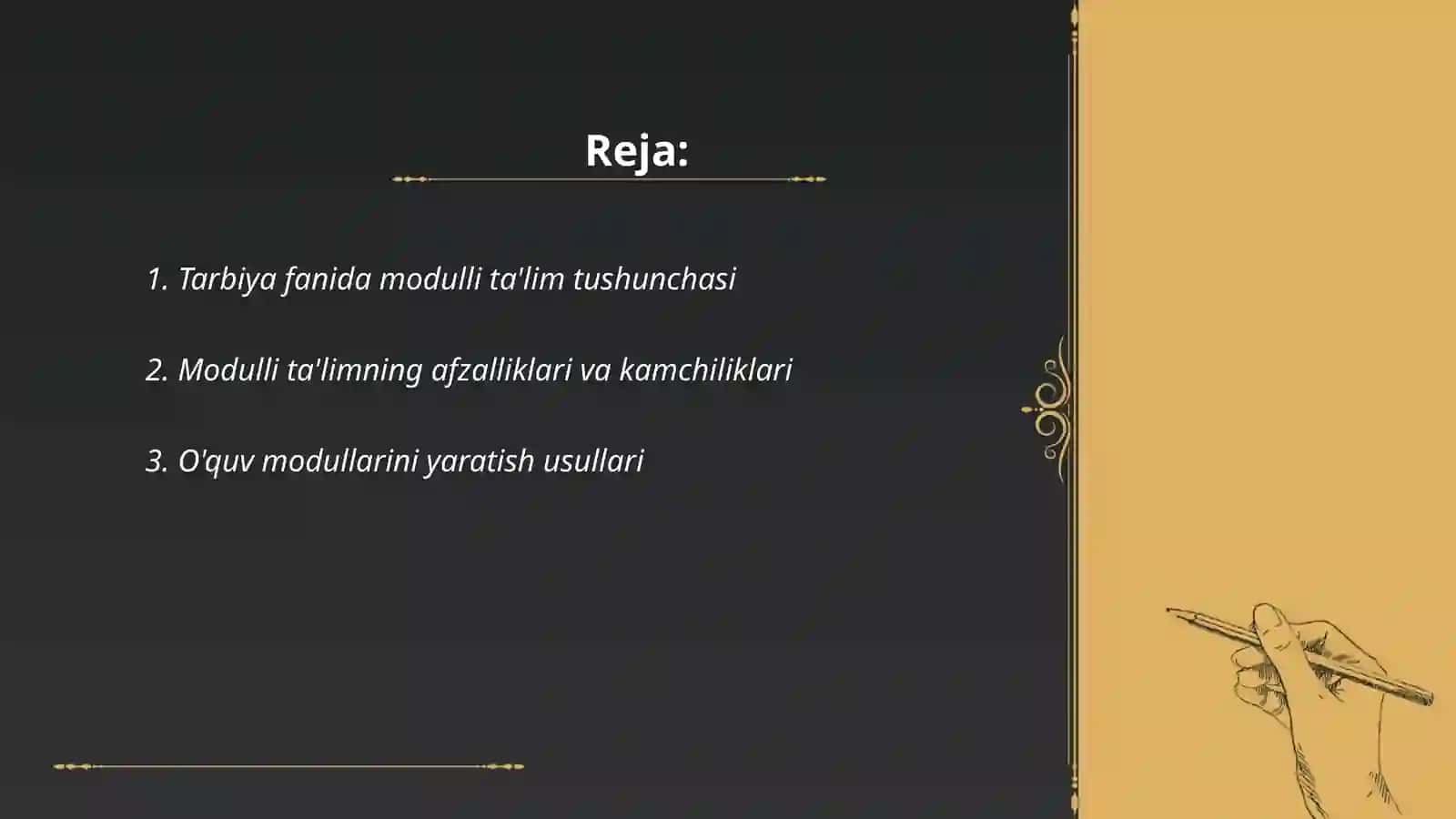 Tarbiya fanini o'qitishda modulli ta'lim texnologiyalardan foydalanish imkoniyatlari 2