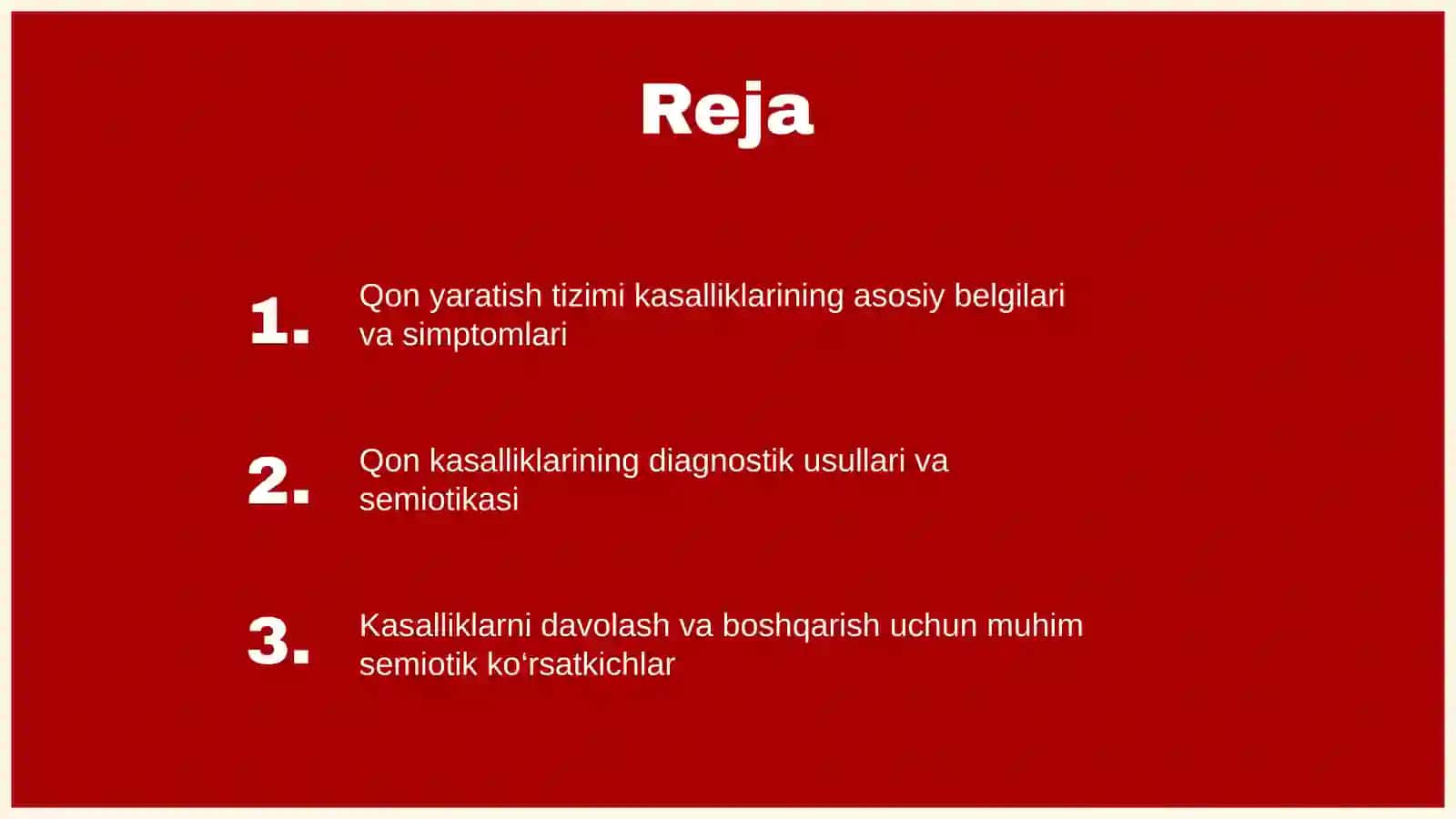 Bolalarda qon yaratish tizimi kasalliklari semiotikasi 2