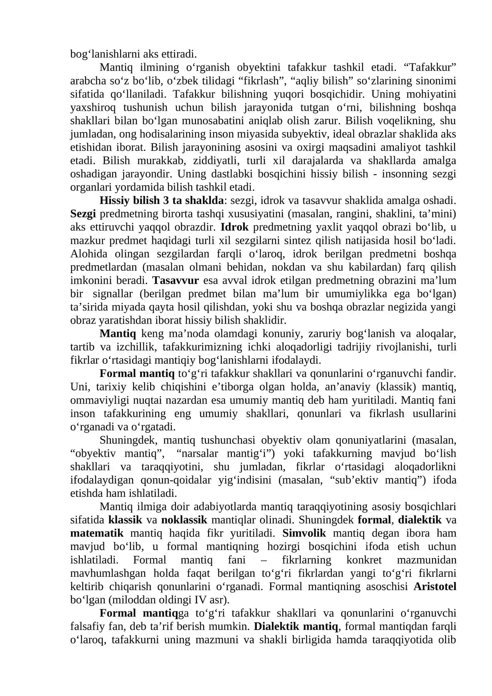 MАVZU: MANTIQ 2