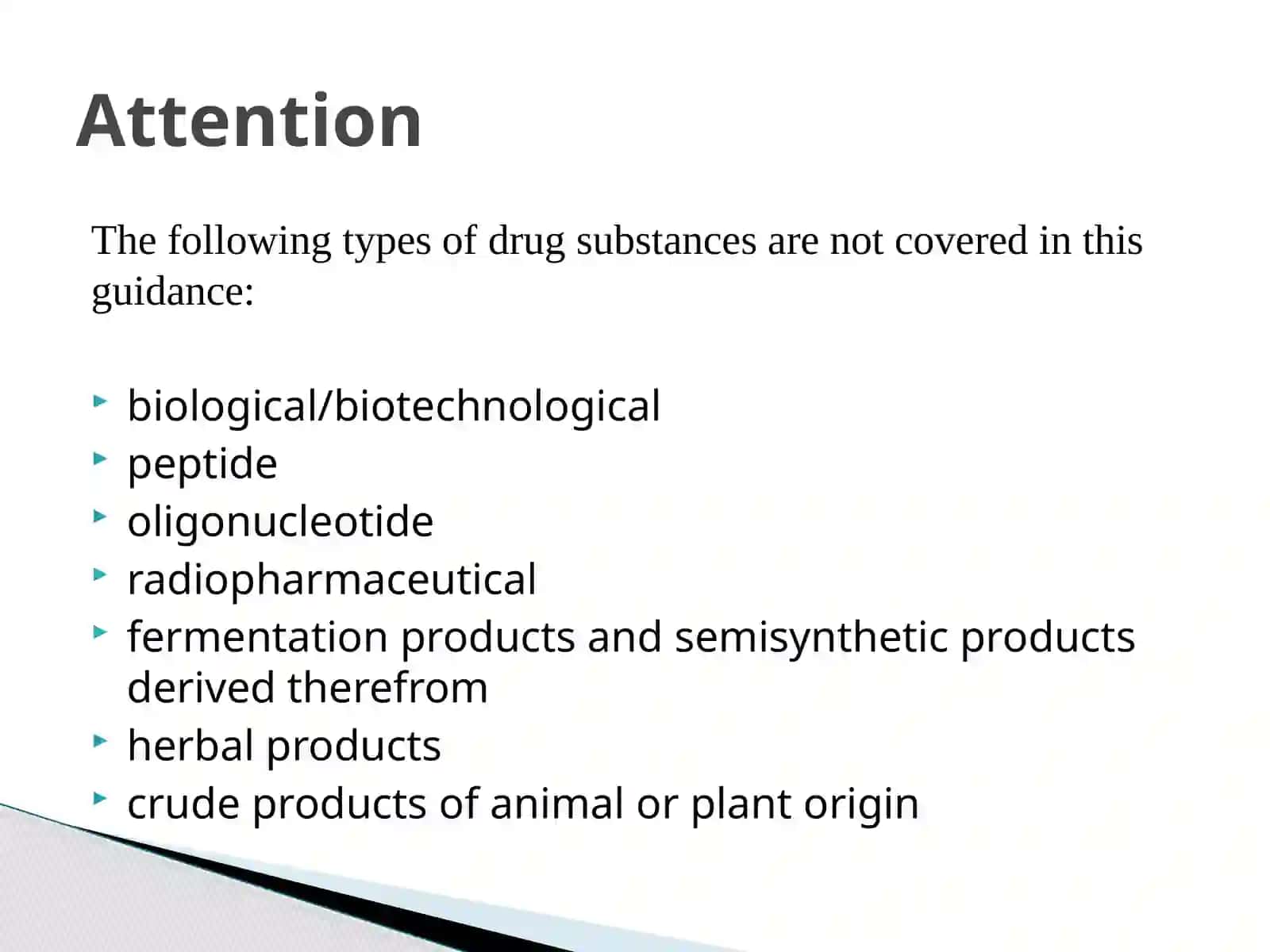CLASSIFICATION OF IMPURITIES 2