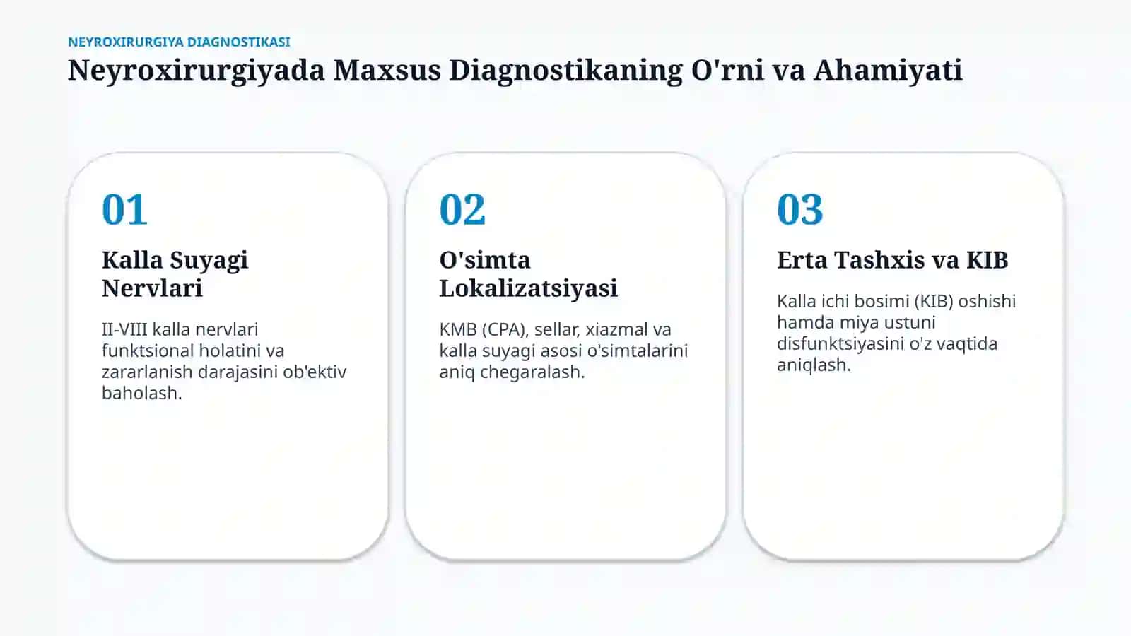 Neyroxirurgiyada otonevrologik va oftalmologik tekshiruvlar — 15 slayd 2