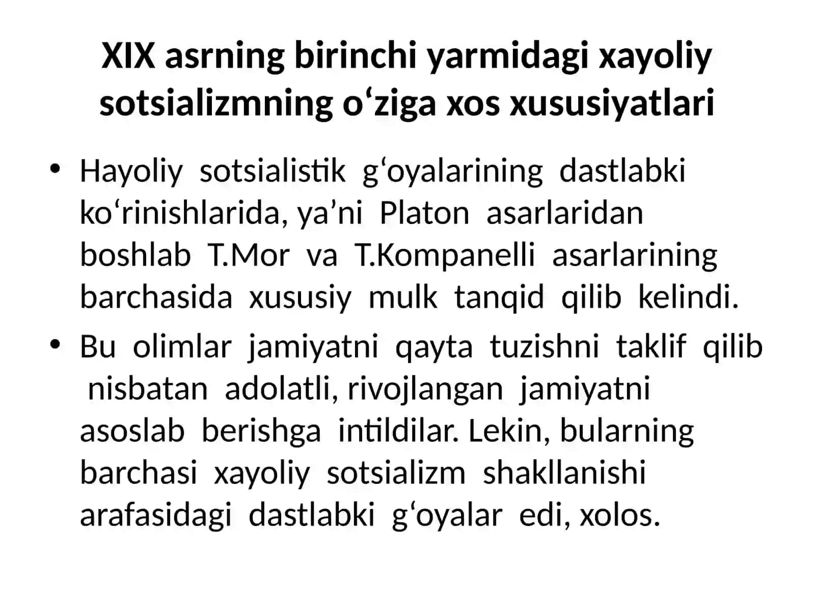 Bozori iqtisodiyotiga muxolif-sotsialistik yo'nalish mohiyati va uning tarixiytadbiri 2
