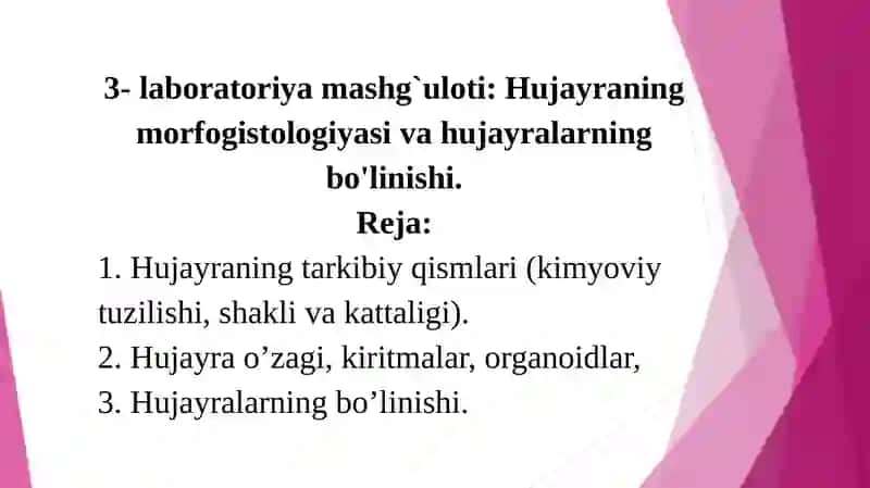 SITOLOGIYA, GISTOLOGIYA VAEMBRIOLOGIYA 2