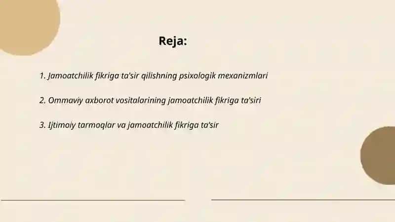Jamoatchilik fikrida ta'sir koʻrsatish mexanizmlari va usullari 2