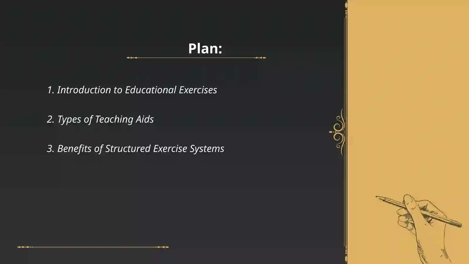 The System of exercises and teaching aids 2