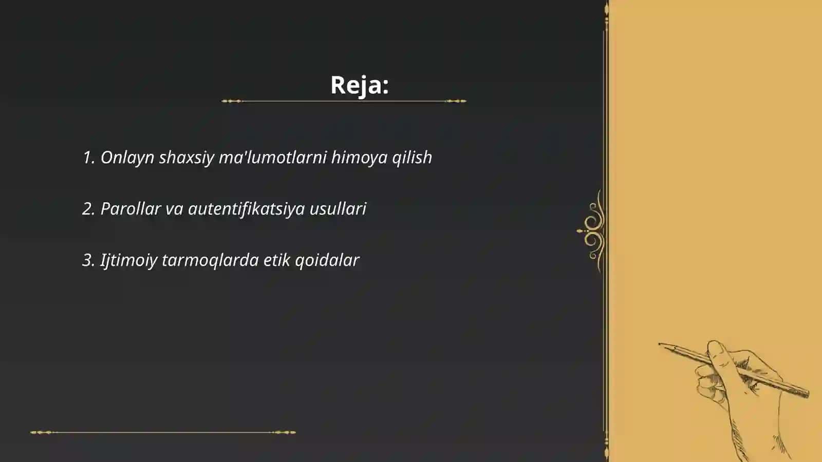 Internet etikasi va xavfsizligi 2