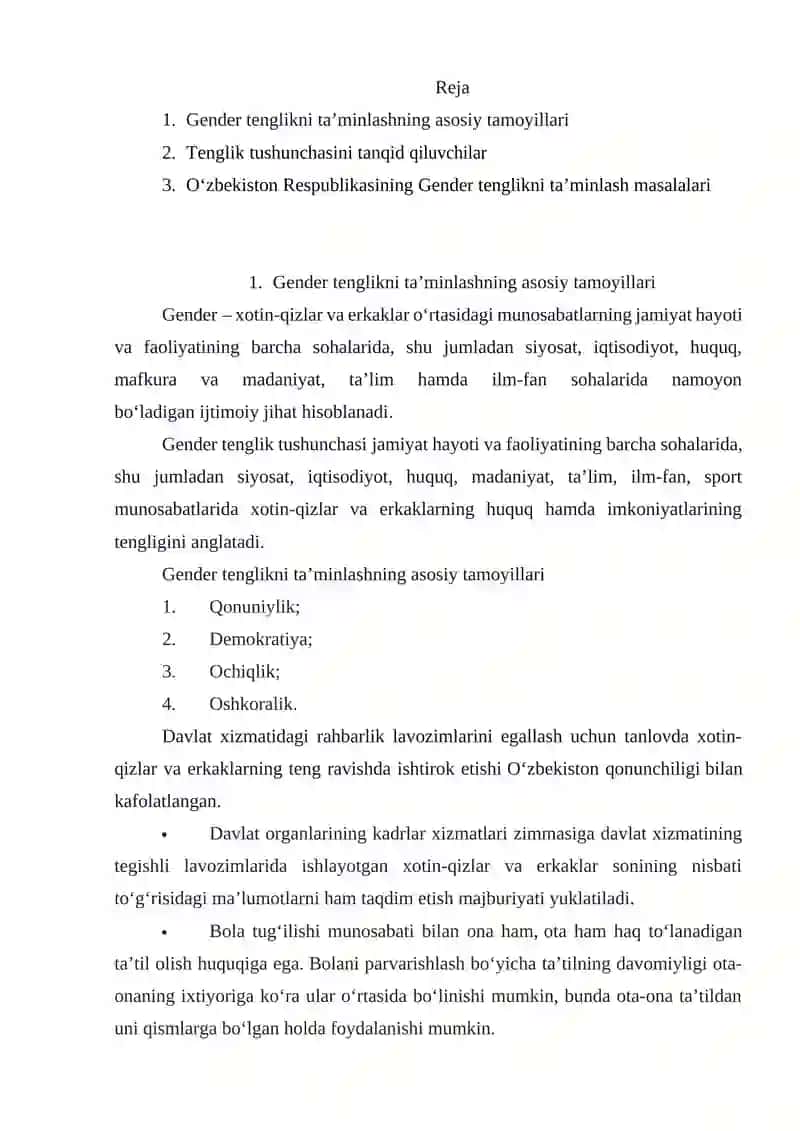 Gender Psixologiyasi Fanidagi Gender Tuzilmalari Tushunchasi 2