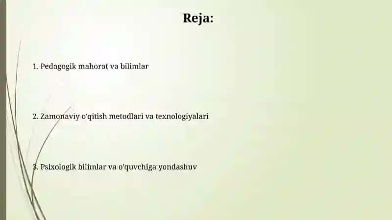 Zamonaviy tarbiya fani o‘qituvchisiga qo'yiladigan talablar 2