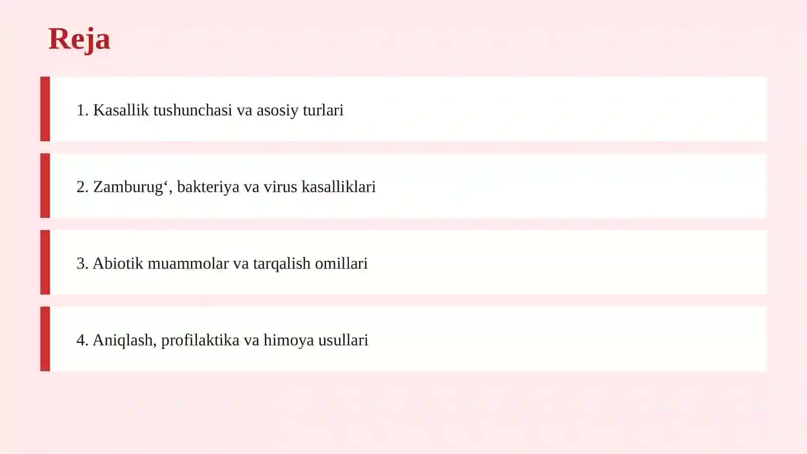 O‘SIMLIK KASALLIKLARI, ULARNING SABABLARI VA HIMOYA QILISH USULLARI 2