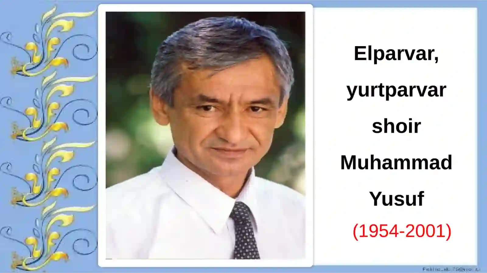 ELPARVAR VA YURTPARVAR SHOIR MUHAMMAD YUSUF 2