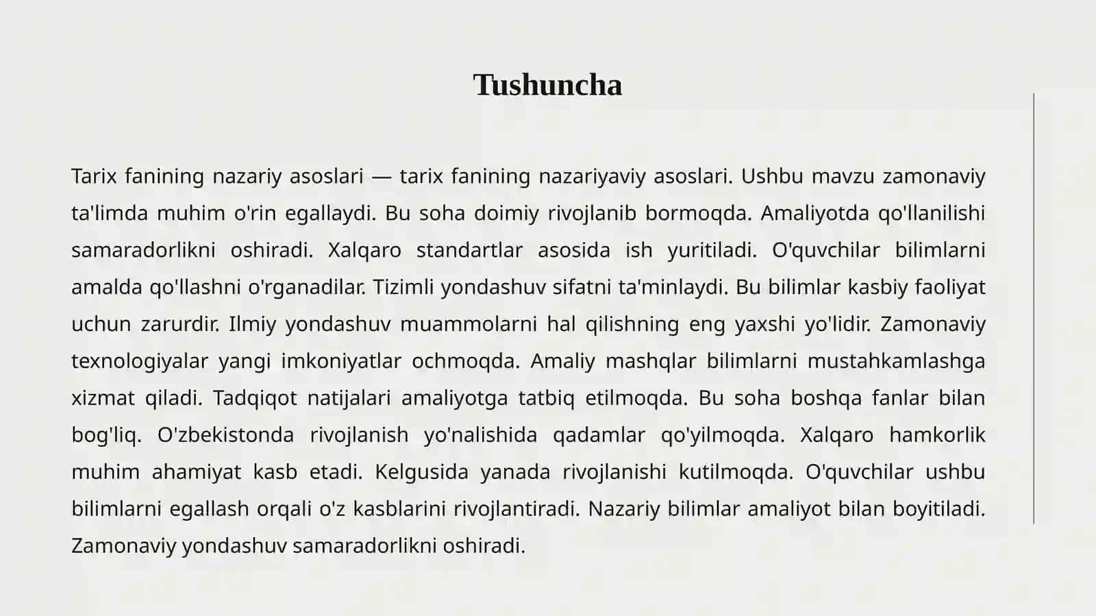 TARIX NAZARIYASI 2