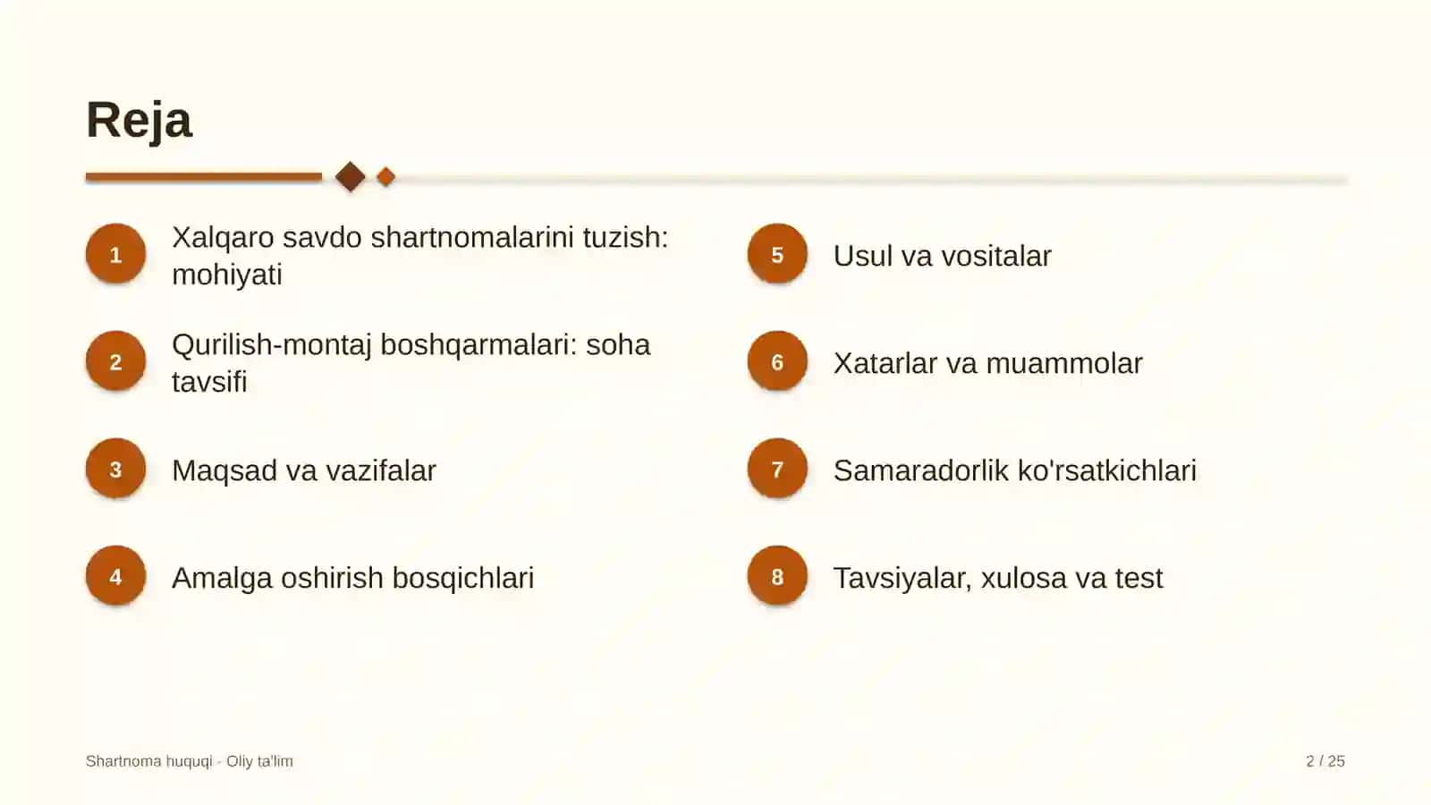 qurilish montaj boshqarmalarida xalqaro savdo shartnomalarini tuzish 8777 2