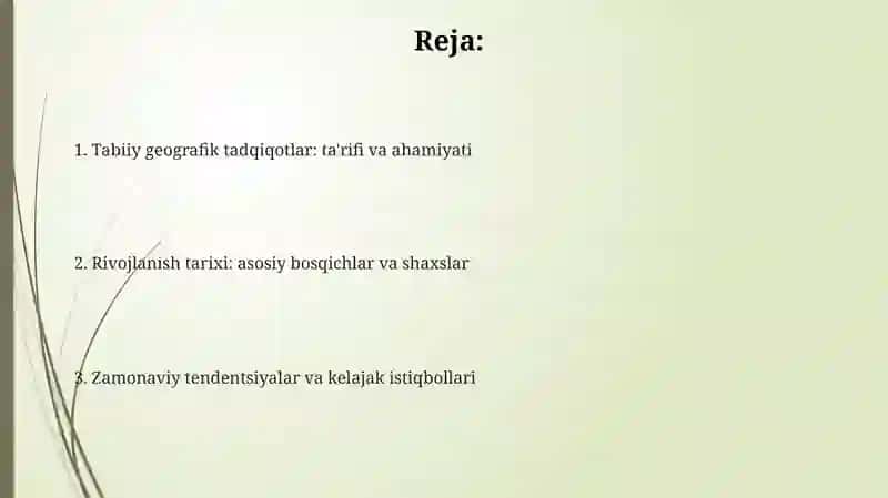 Tabiiy geografik tadqiqotlar va ularning rivojlanish tarixi 2