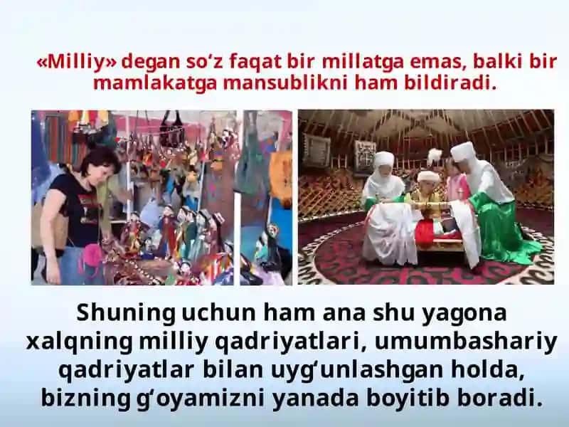 Milliy qadriyatlar o'quvchilarga o'rgatish daxalq hunarmandchiligi 2