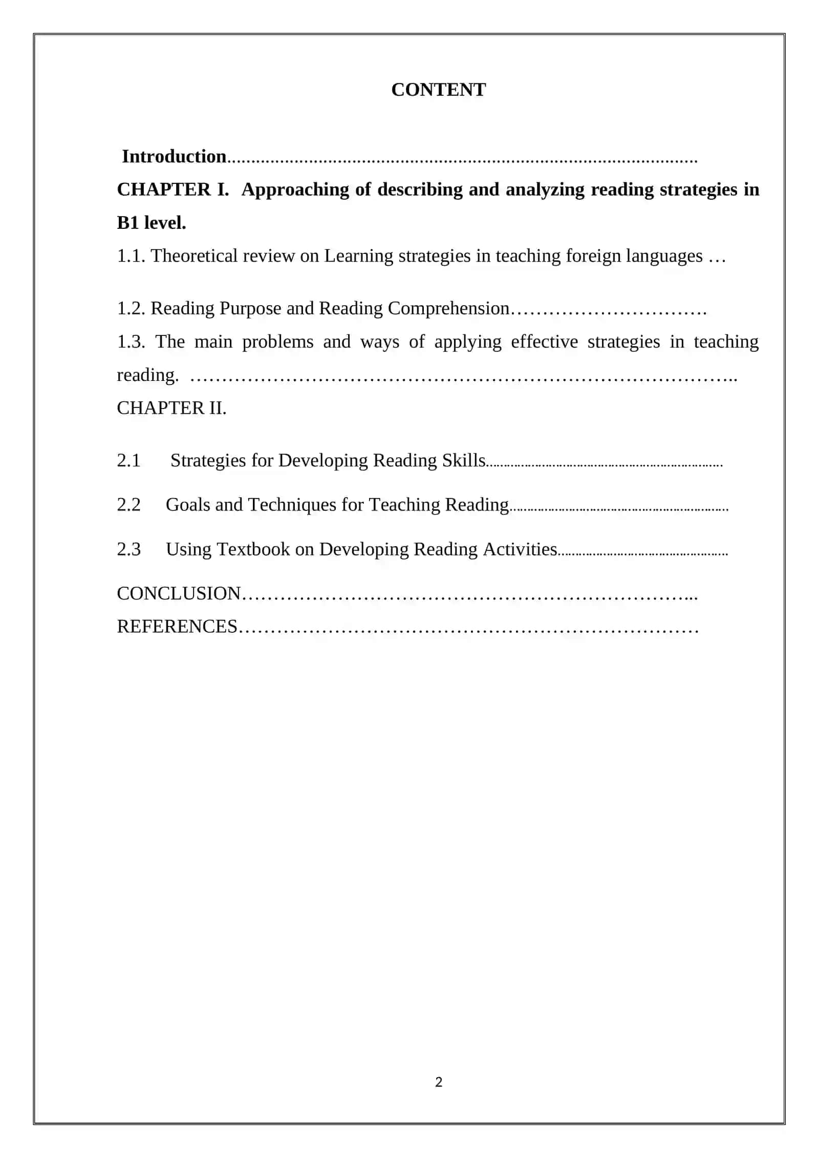 Developing reading comprehencion through defferent classroom technics for B1 level learners 2