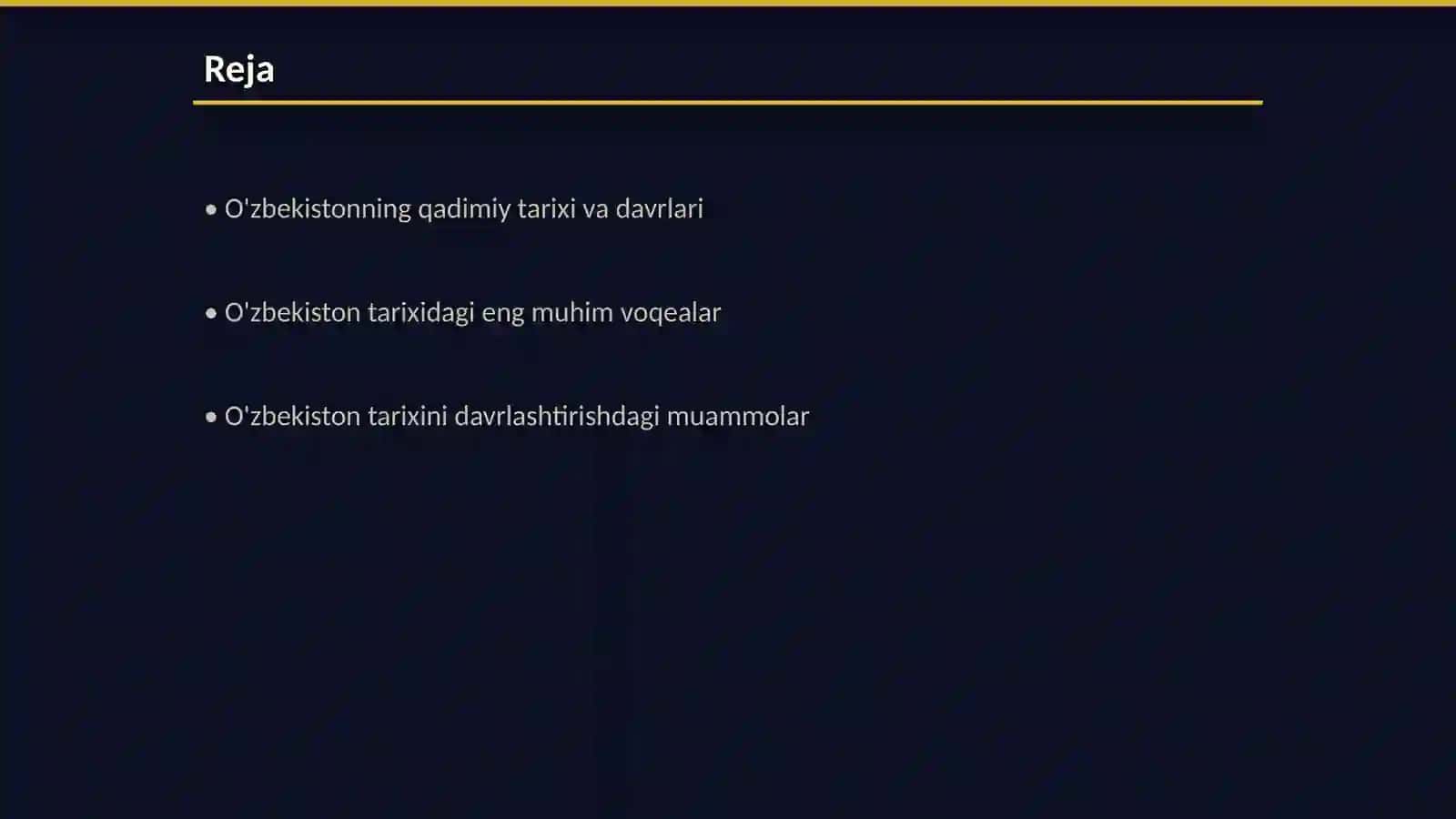 O'zbekiston tarixini davrlashtirish masalasi 2