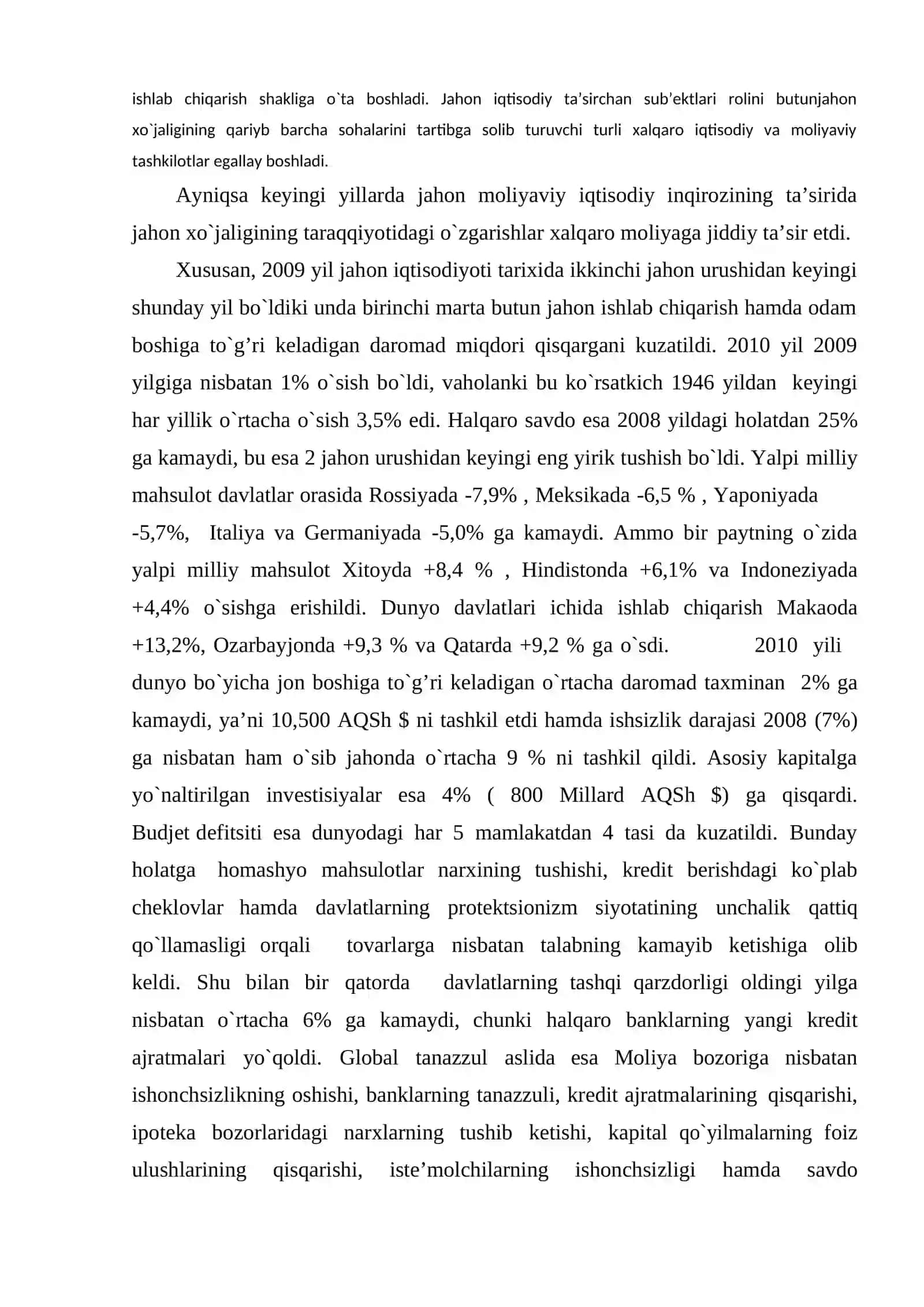 Xalqarо mоliya 2