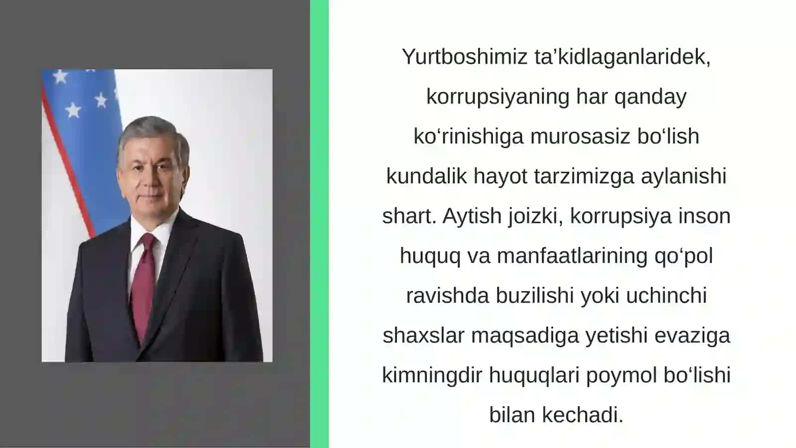 Òzbekistonda korrupsiyaga qarshi kurashishning meyoriy xuquqiy asoslari 2