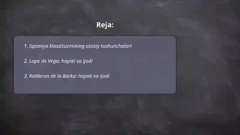 Ispaniya klassitsizmi 2