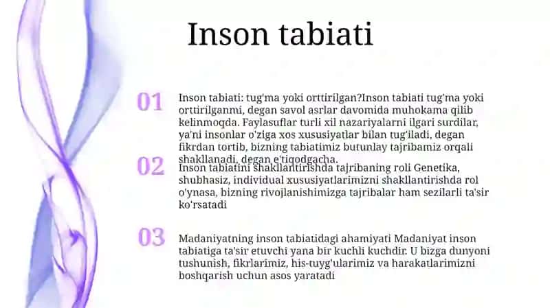 Inson Falsafasi 2