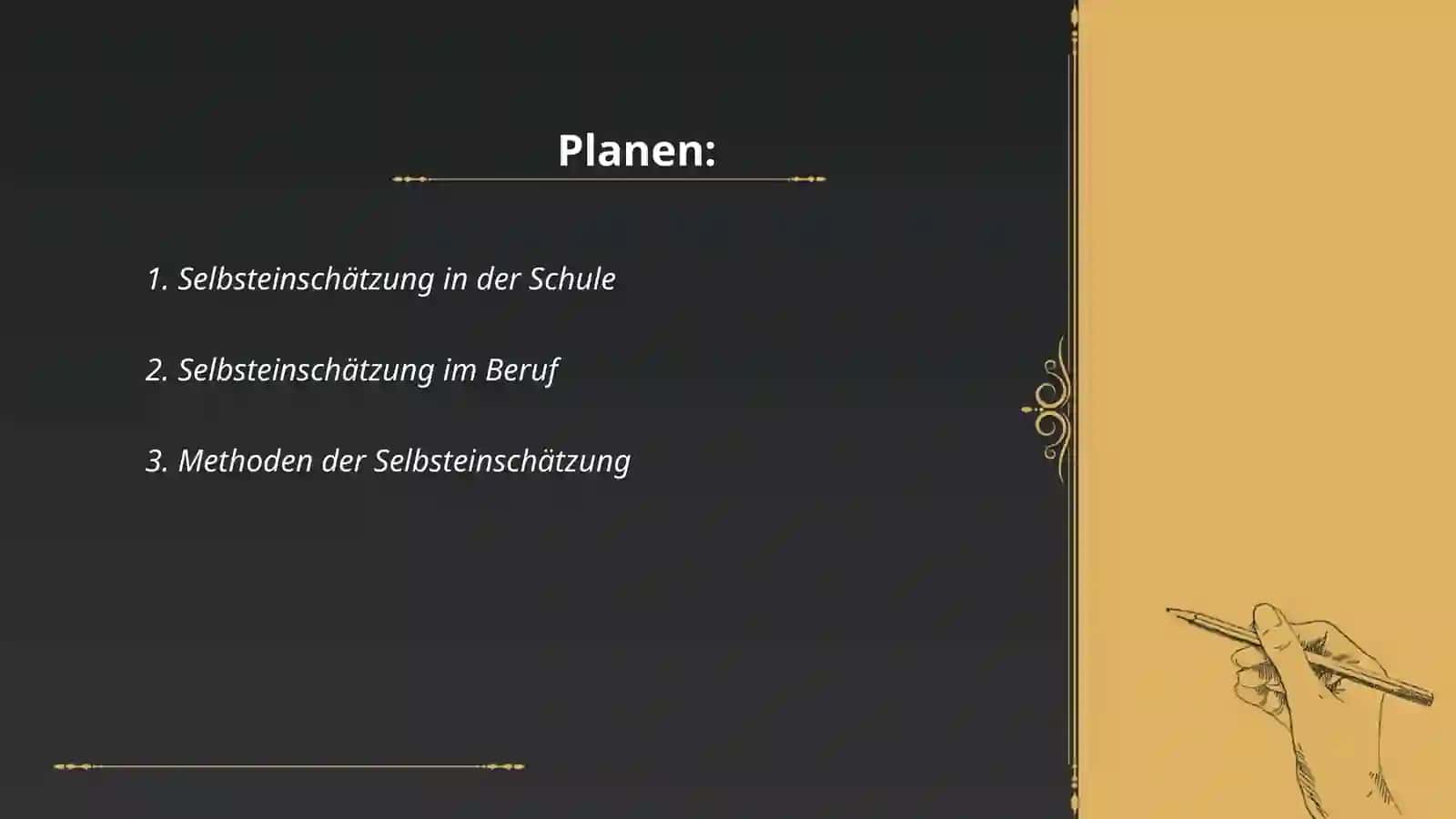 Selbsteinschätzung in der Schule 2